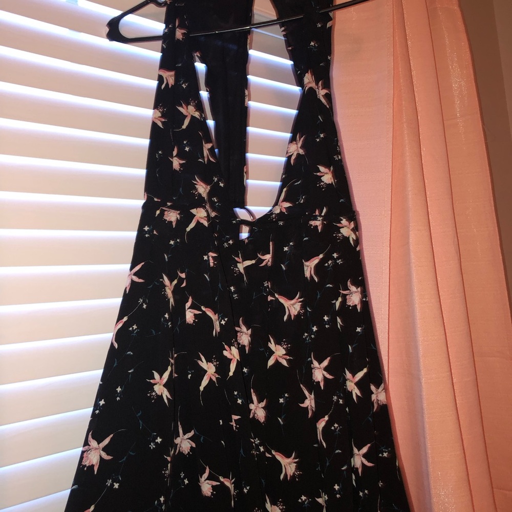 Black flowey dress